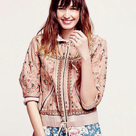 FREE PEOPLE Play My Song Studded JACKET Coat S M L - Picture 3 of 7
